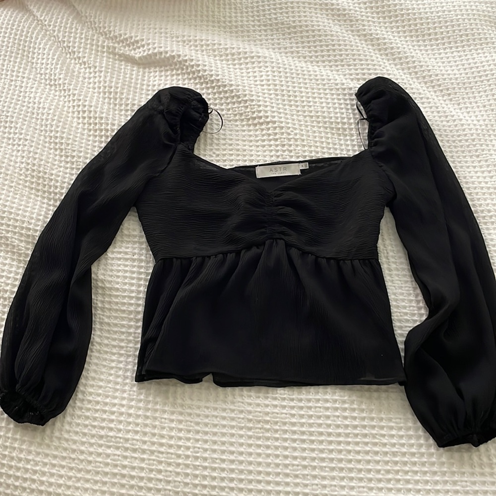 ASTR The Label Peplum Top